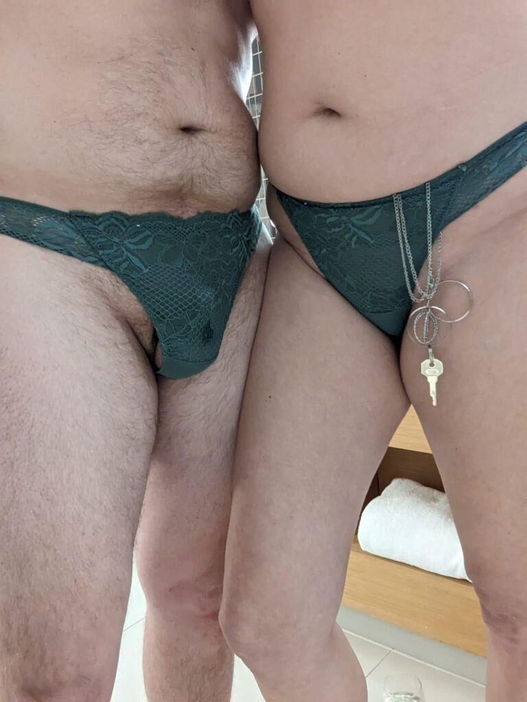 Chicos afortunados encerrados por su novia/esposa