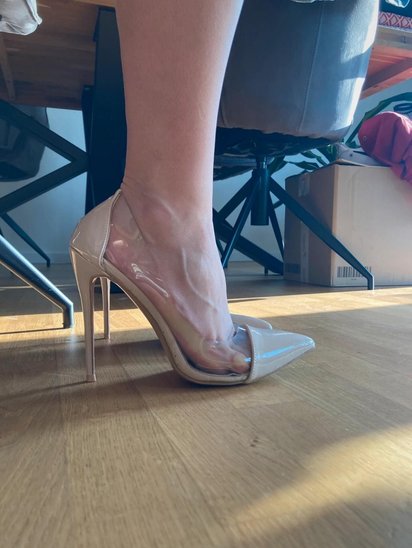 Feet in heels 