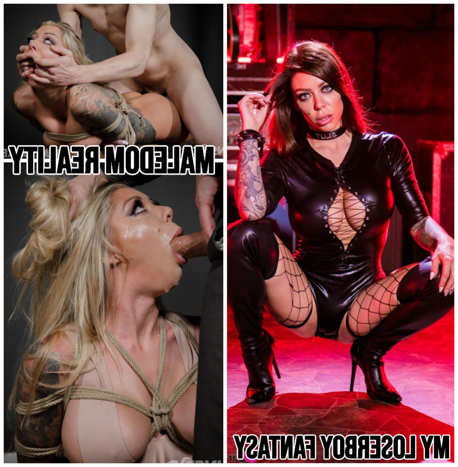 My loseboy fantasy Maledom reality