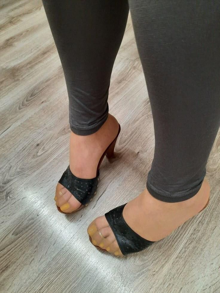 Feet with shoes for fap 