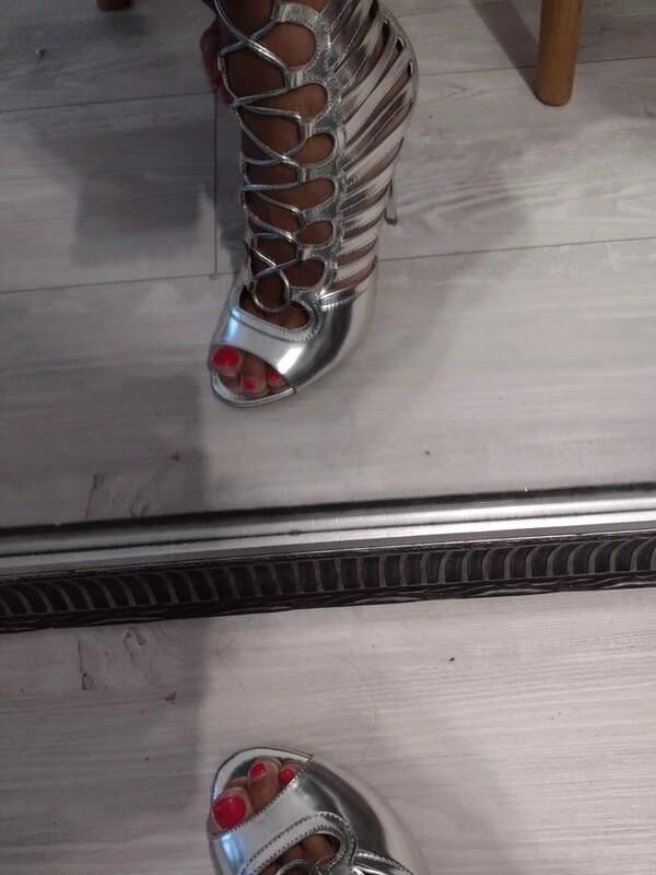 Feet with shoes for fap 