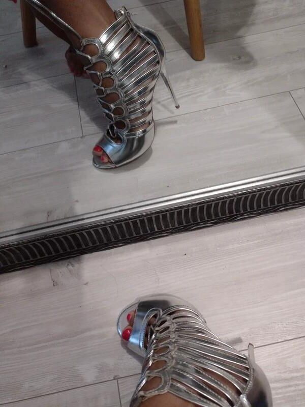 Feet with shoes for fap 