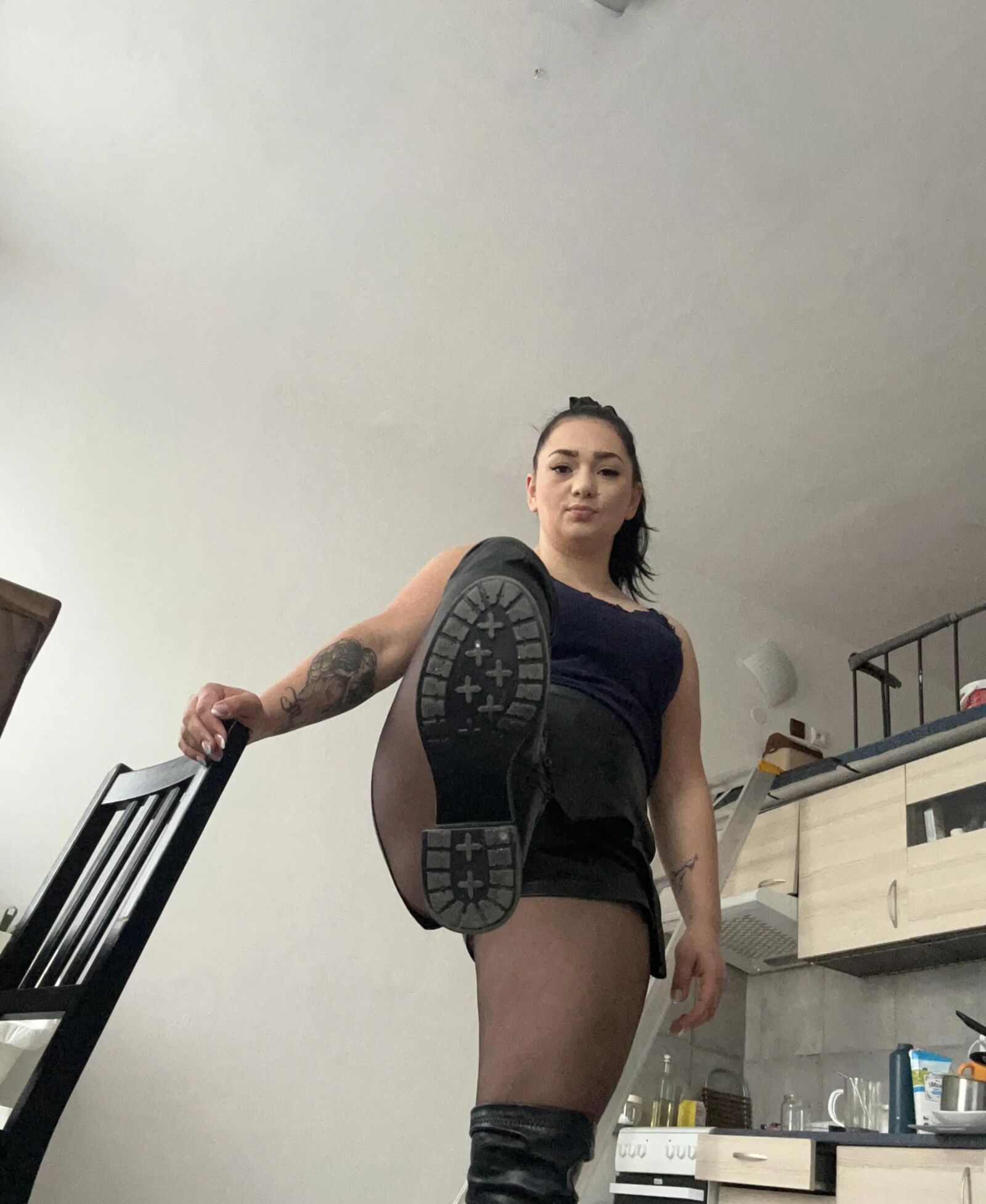 Feet with shoes for fap 