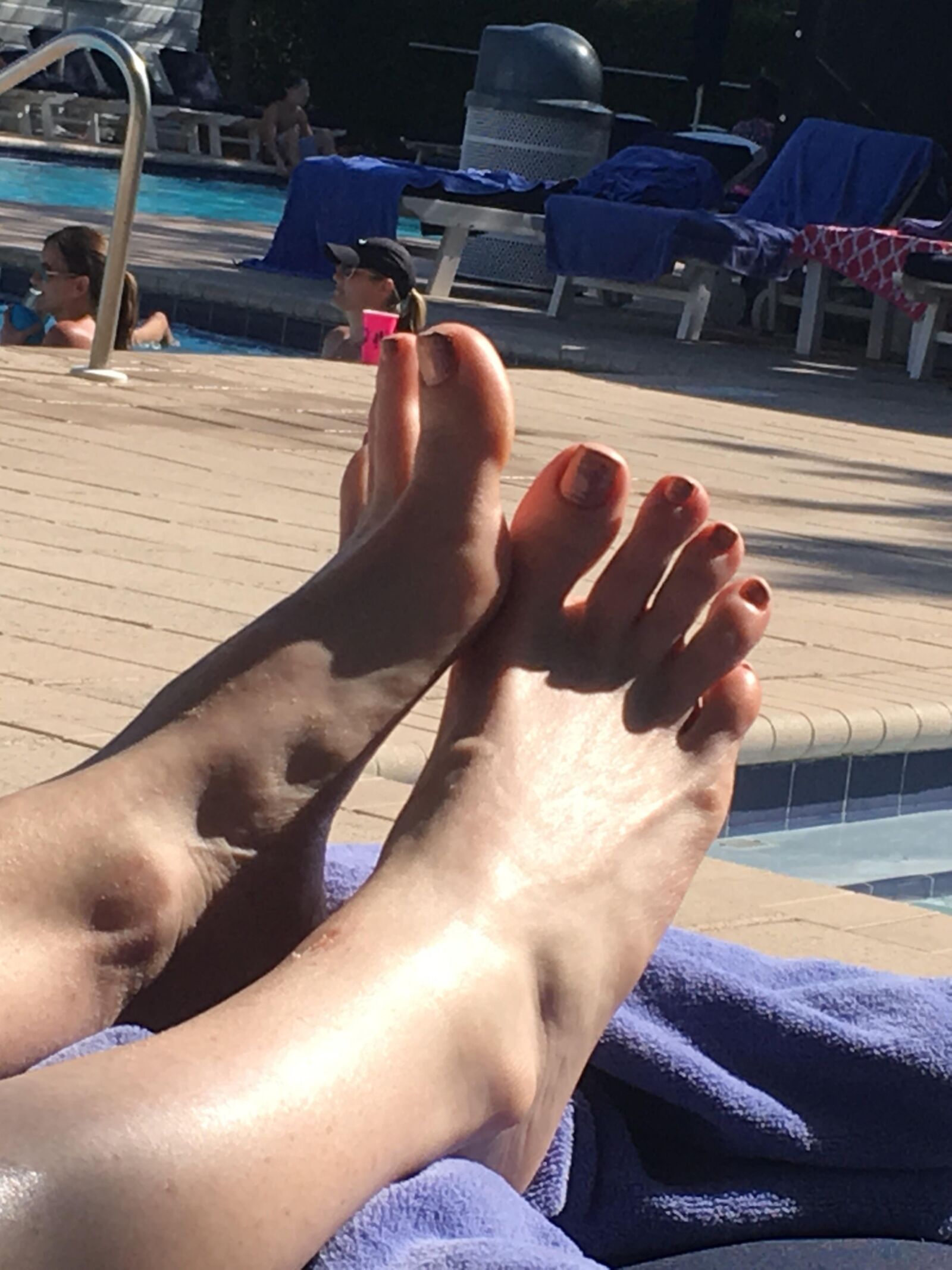 好きな女性の足の部分