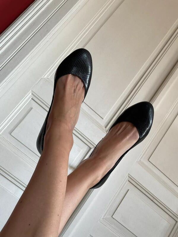 Feet with shoes for fap 