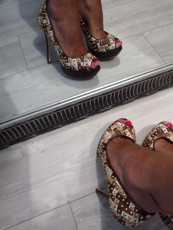 Feet with shoes for fap 