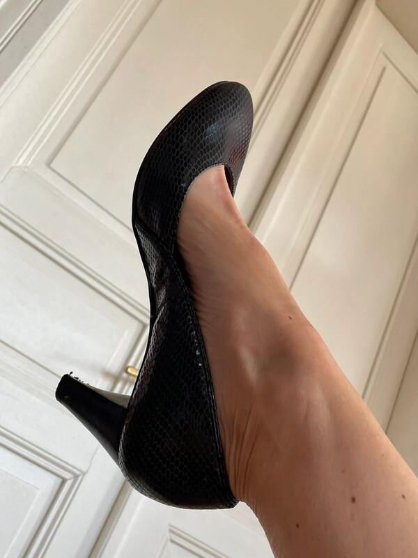 Feet with shoes for fap 