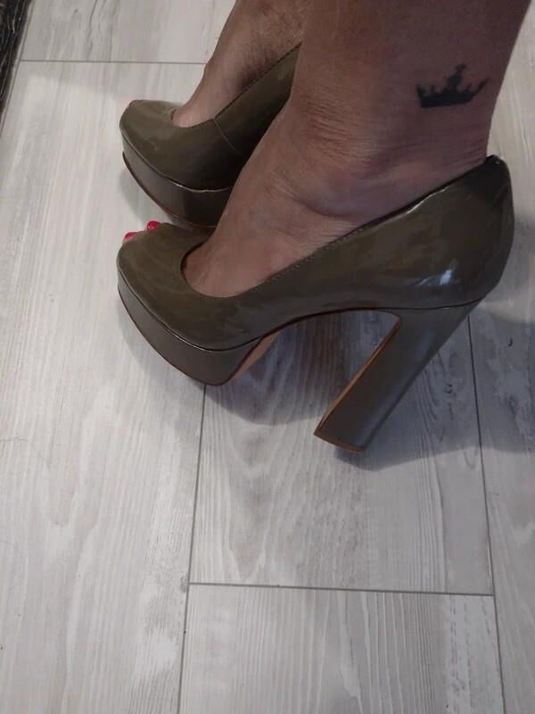 Feet with shoes for fap 