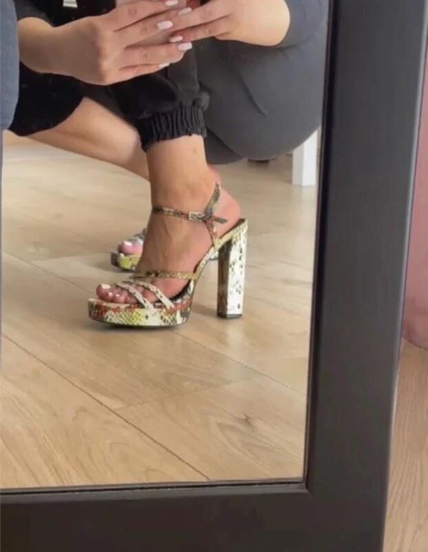 Feet with shoes for fap 