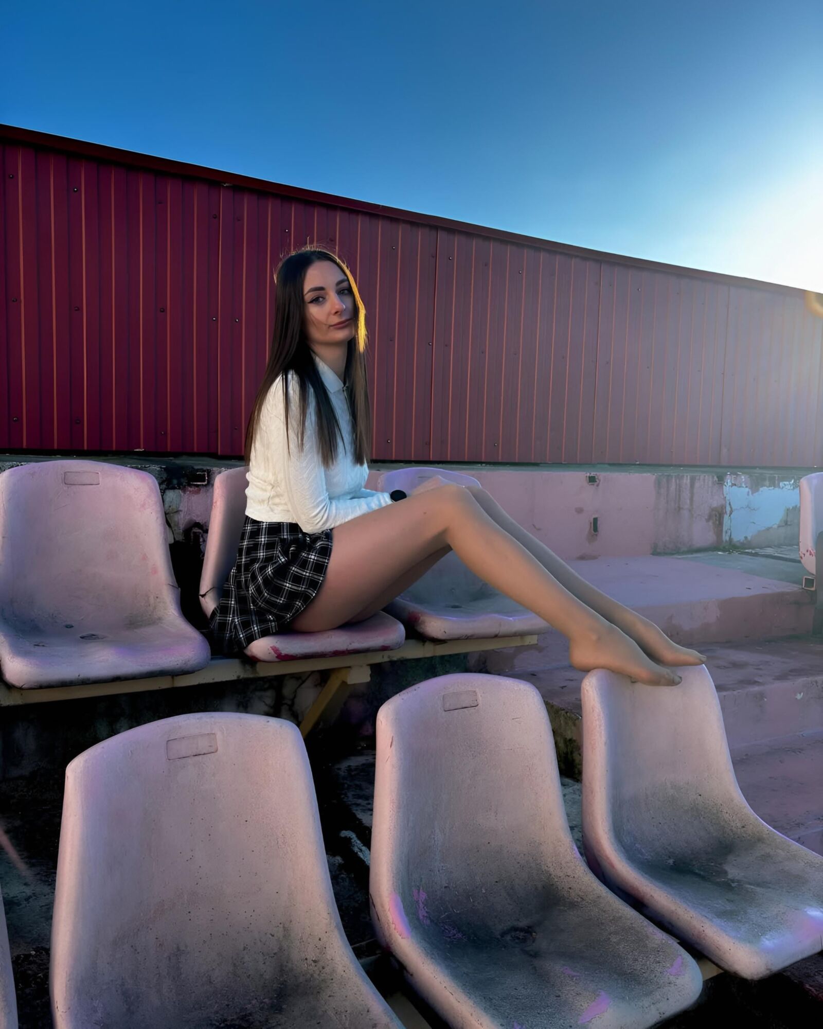 Chica de pantimedias ruso Diana