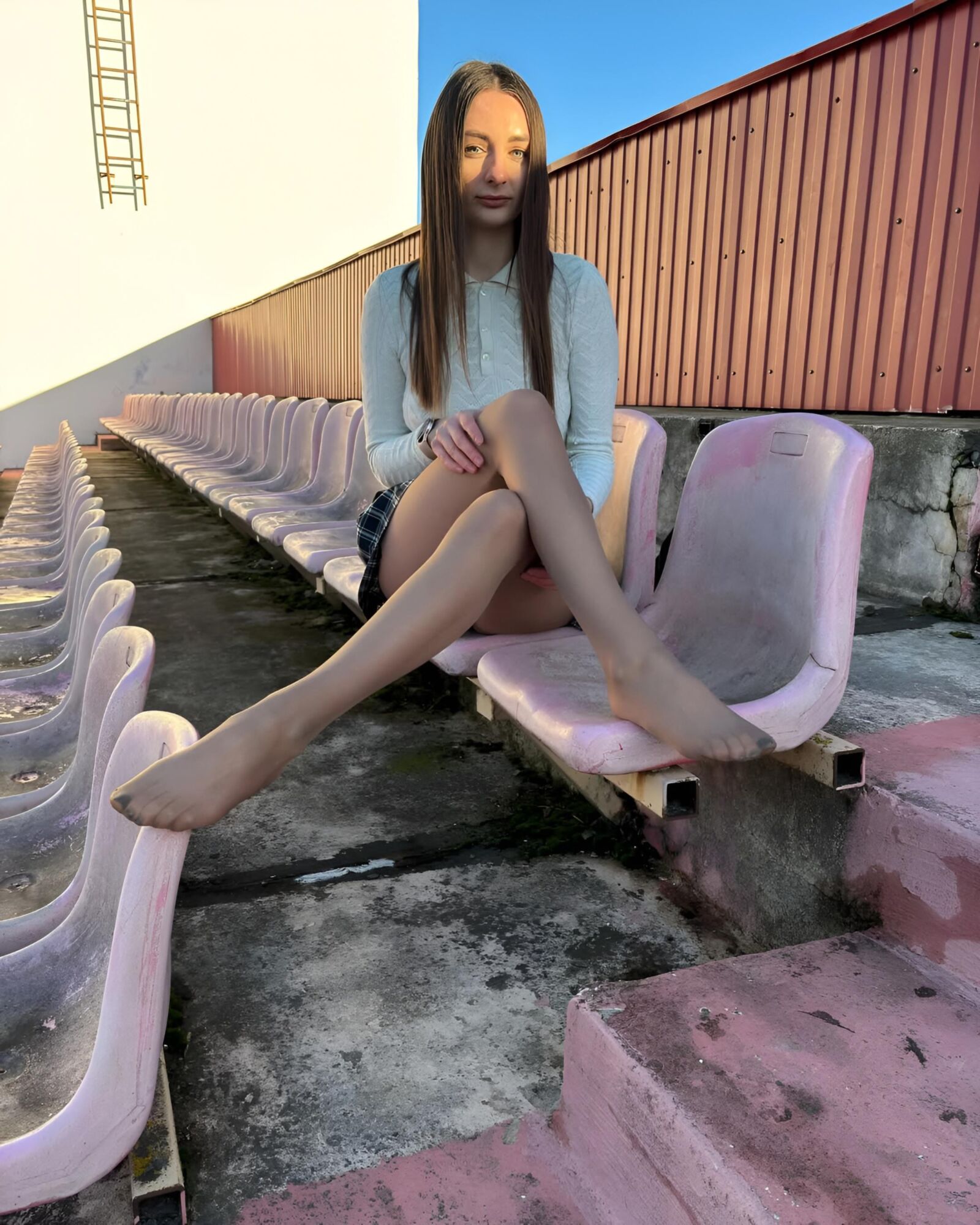 Chica de pantimedias ruso Diana