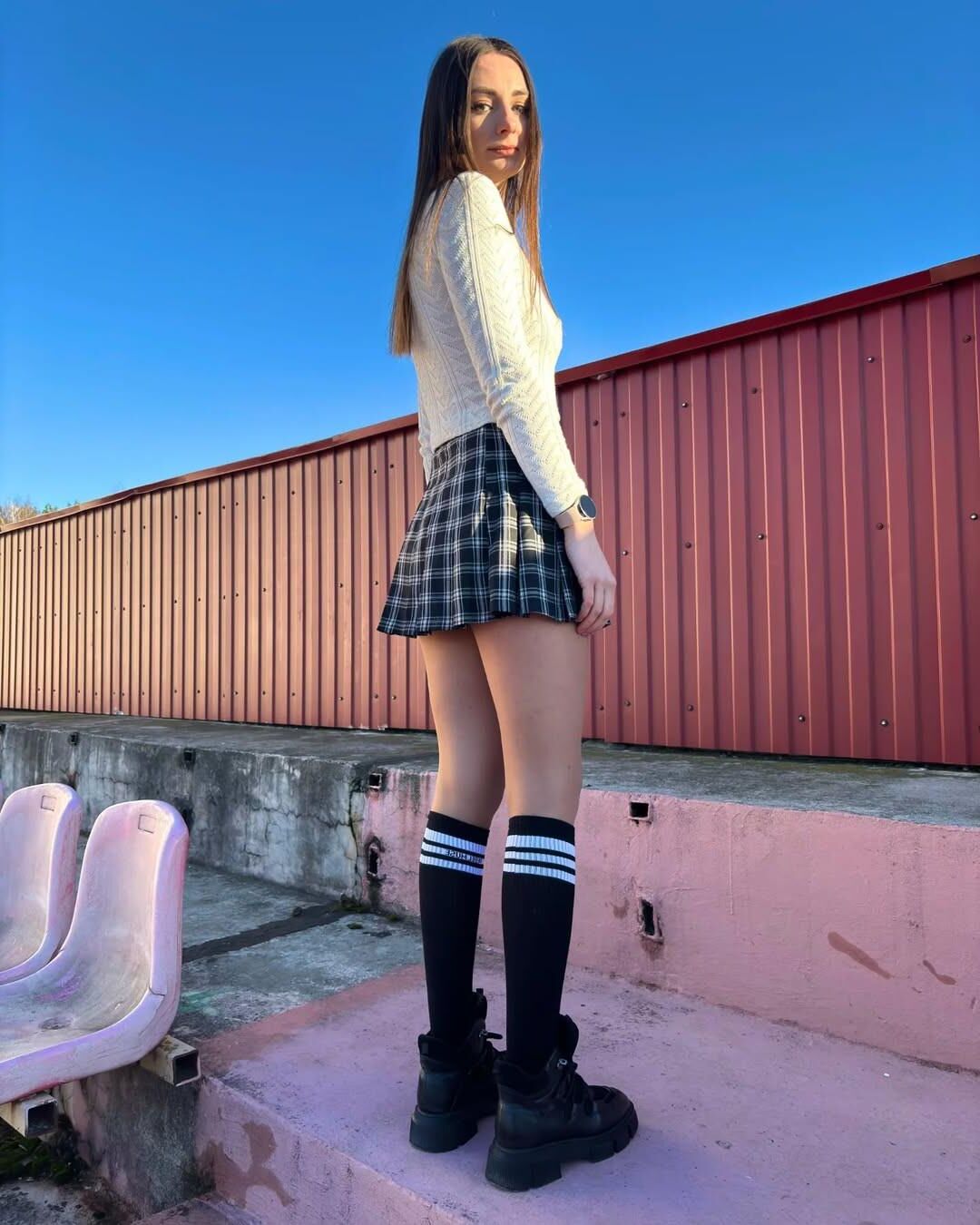 Chica de pantimedias ruso Diana