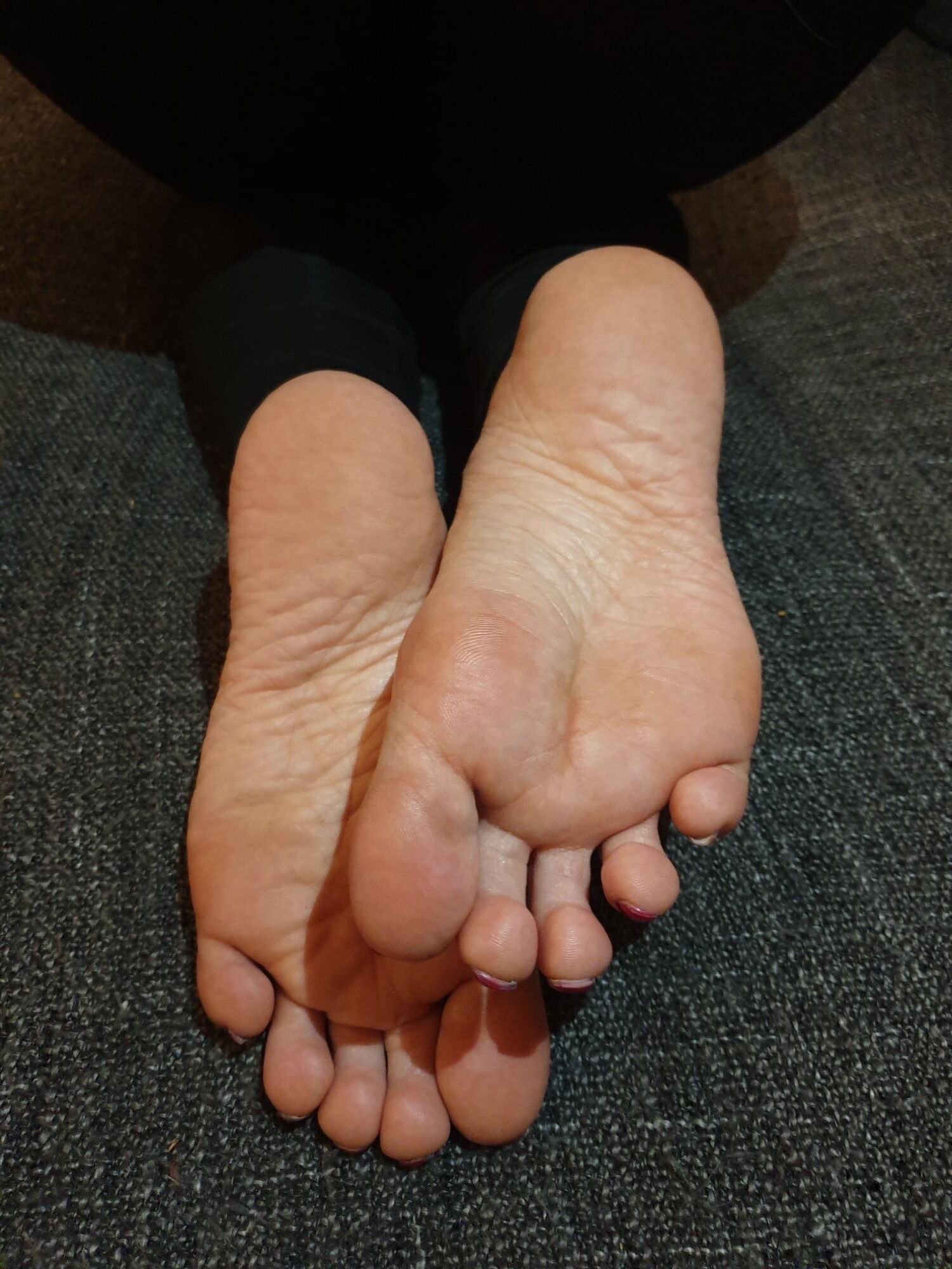 熱い足と裏