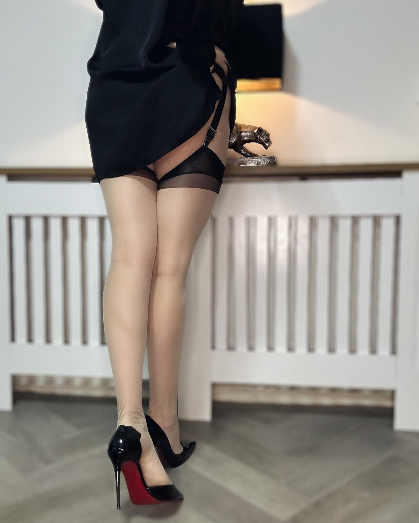 RHT Stocking Pernas e pés vestidos