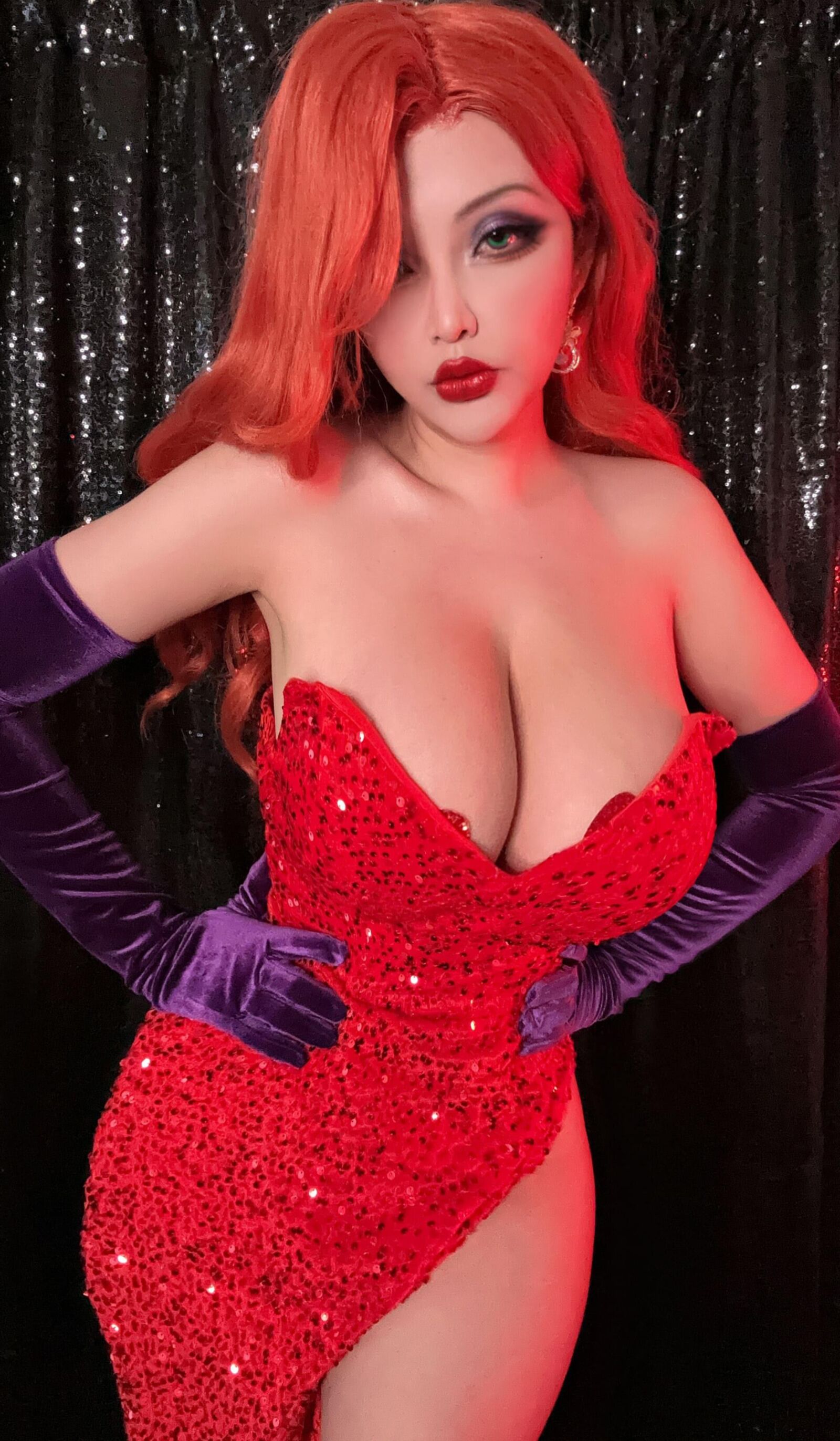 Hana Bunny Jessica Rabbit Cosplay