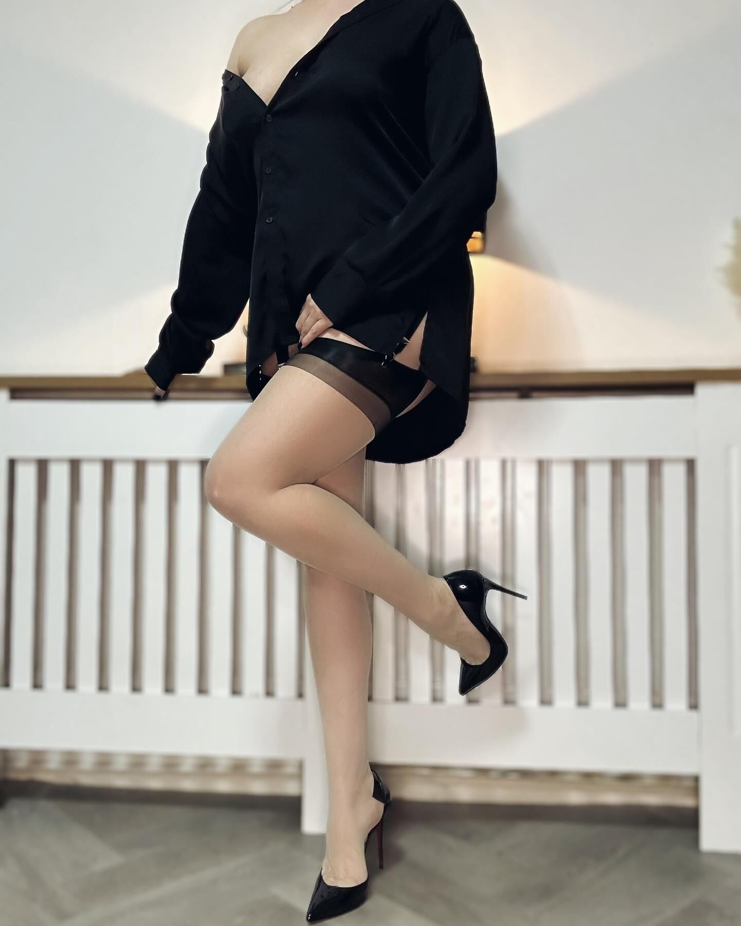 RHT Stocking Pernas e pés vestidos