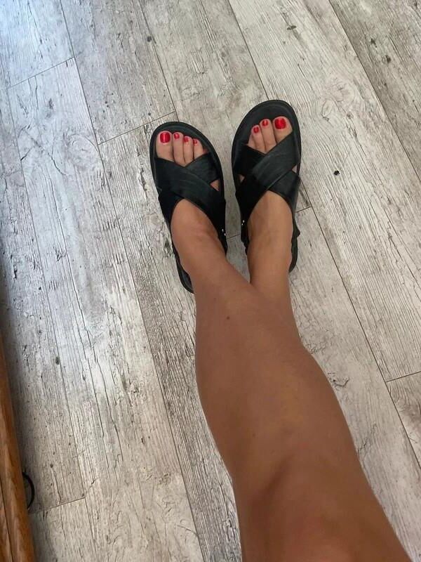 Feet with shoes for fap 
