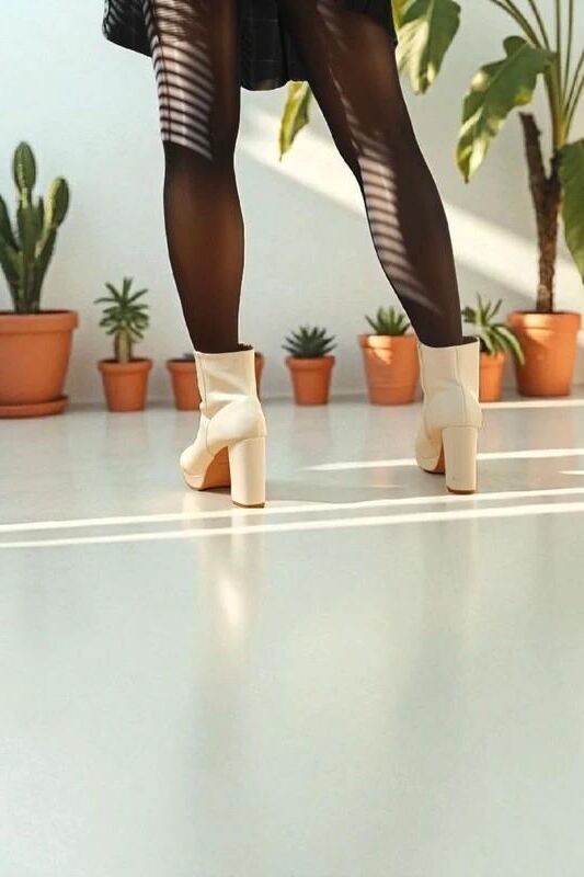 Feet with shoes for fap 