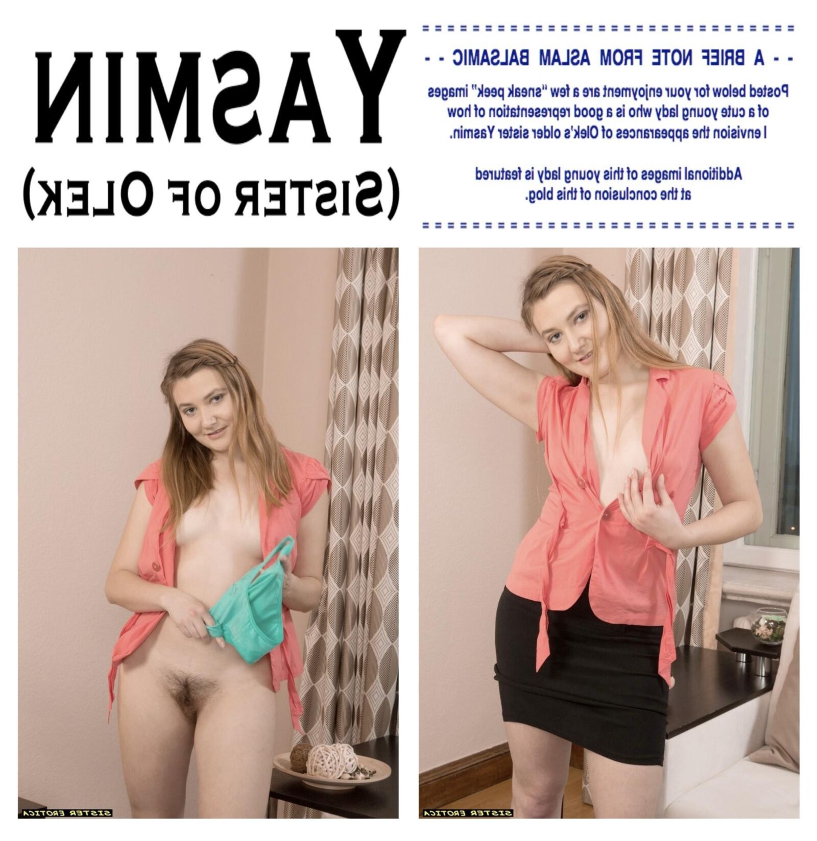 Olek and Yasmin: \"Naughty Ukrainian Sister\"