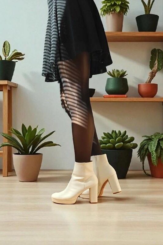 Feet with shoes for fap 