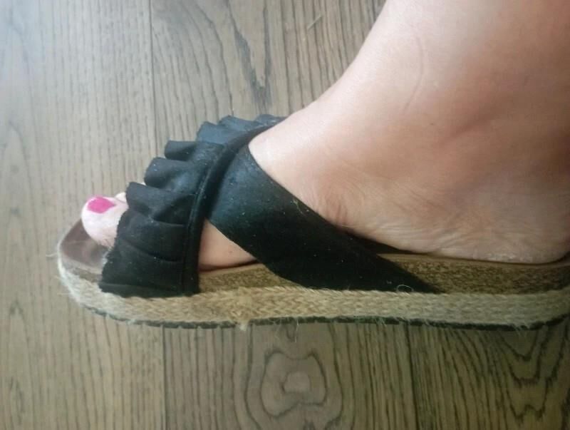 Feet with shoes for fap 