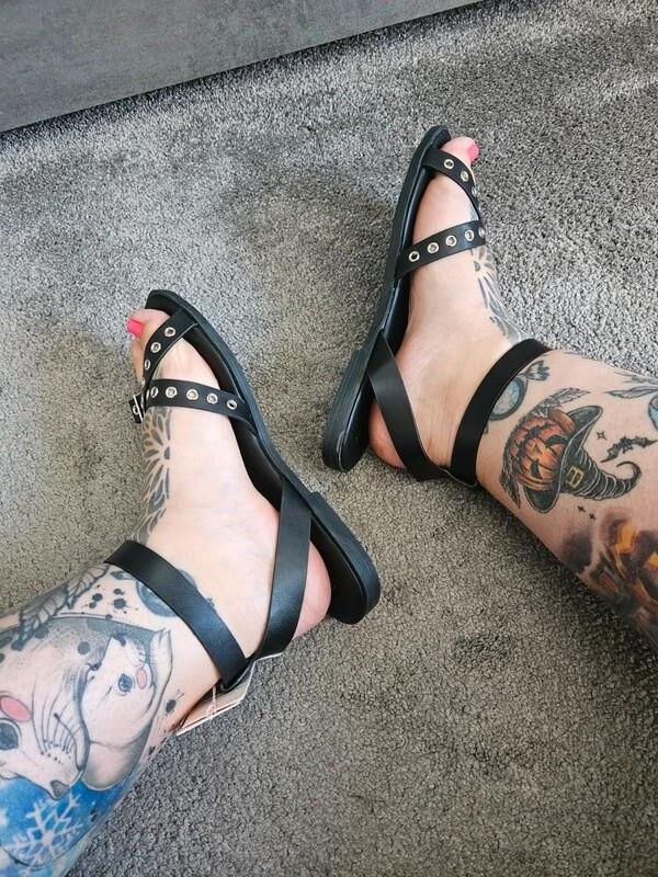 Feet with shoes for fap 
