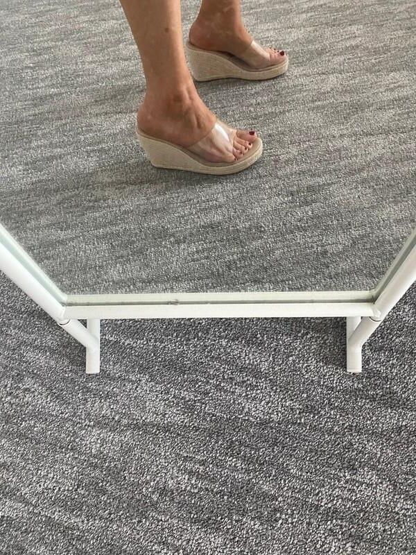 Feet with shoes for fap 