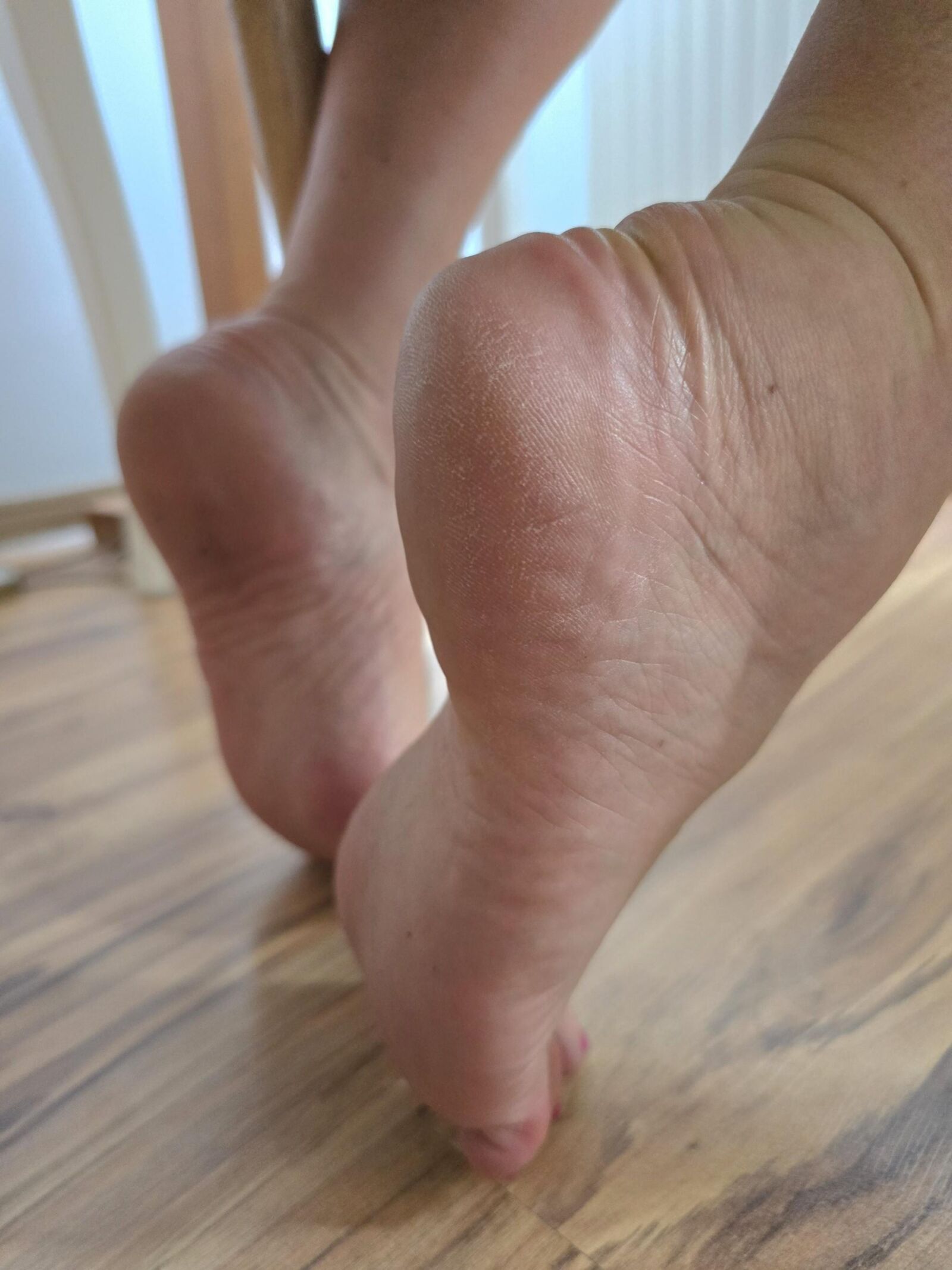 Feet under the desk