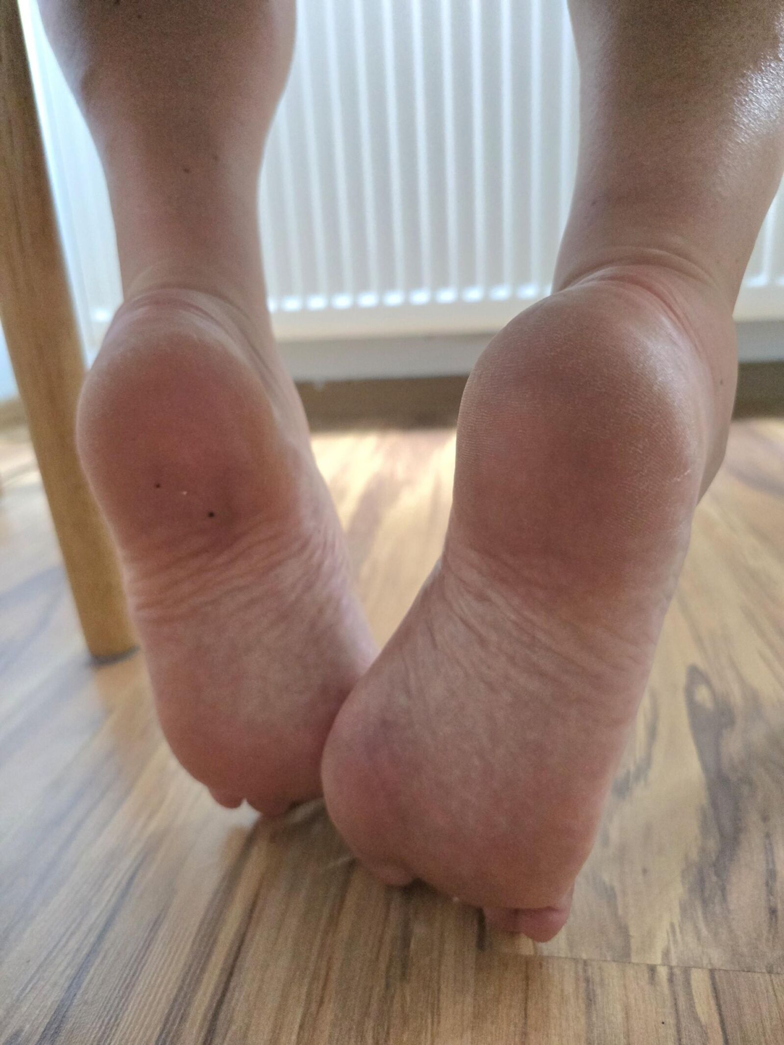Feet under the desk