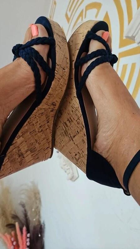 Feet with shoes for fap 