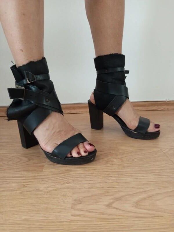 Feet with shoes for fap 