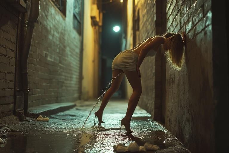 ダウンタウンの路地：am