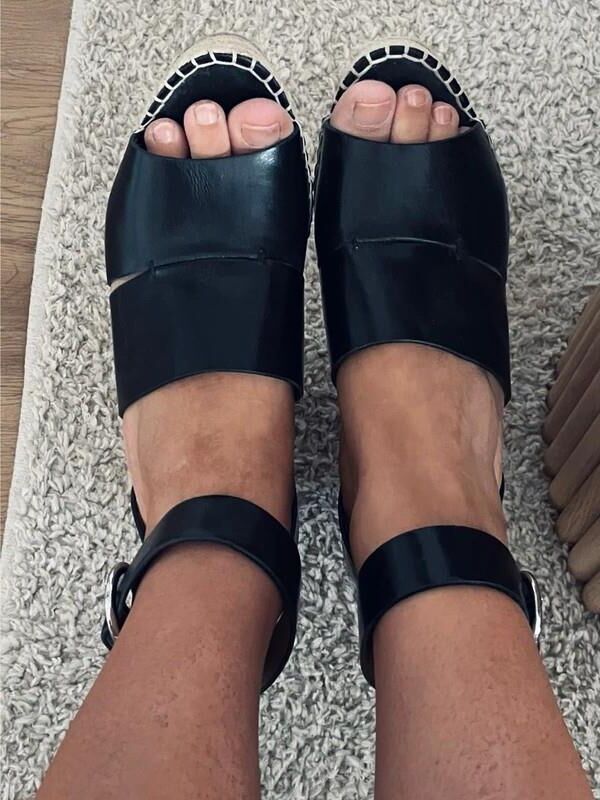 Feet with shoes for fap 