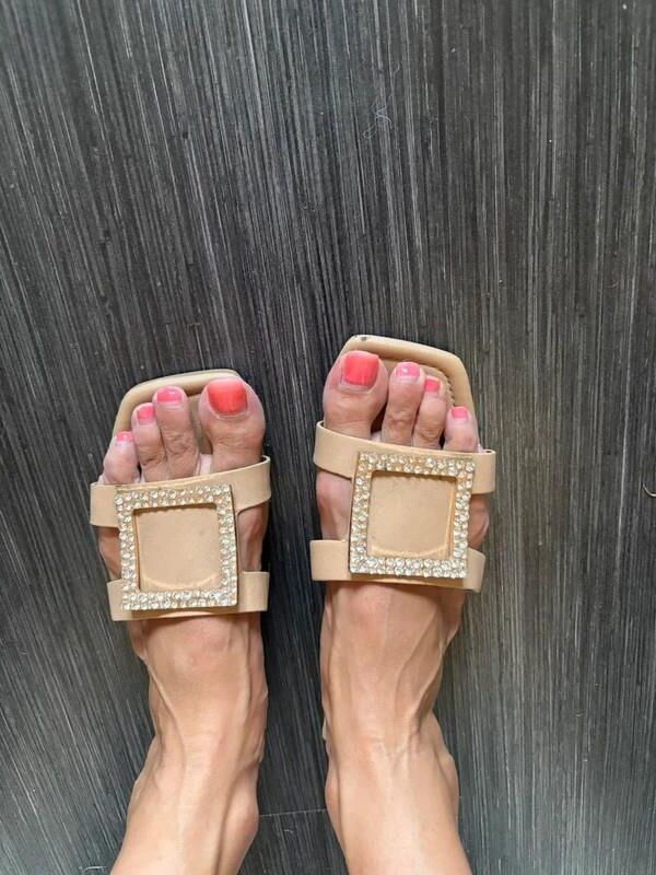 Feet with shoes for fap 