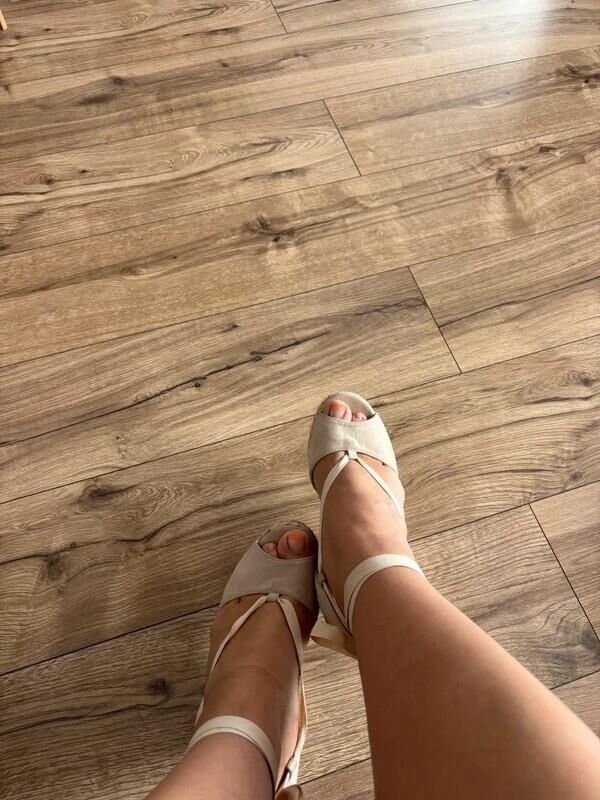 Feet with shoes for fap 