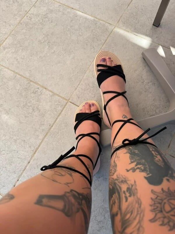 Feet with shoes for fap 