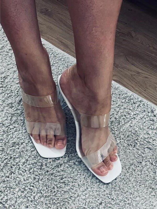 Feet with shoes for fap 