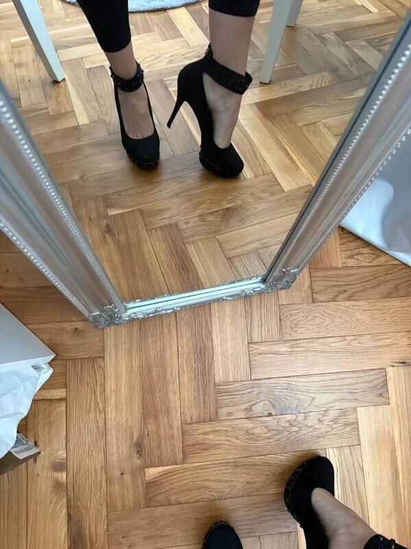 Feet with shoes for fap 