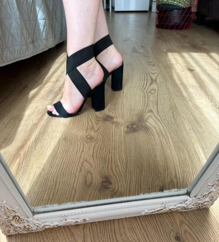 Feet with shoes for fap 