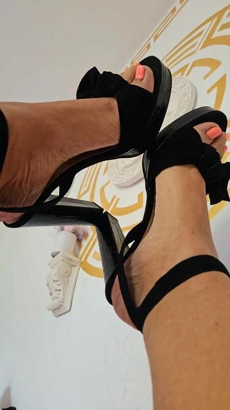 Feet with shoes for fap 