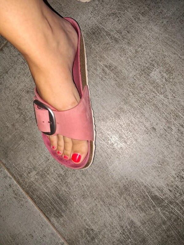 Feet with shoes for fap 