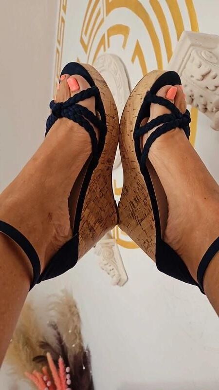 Feet with shoes for fap 