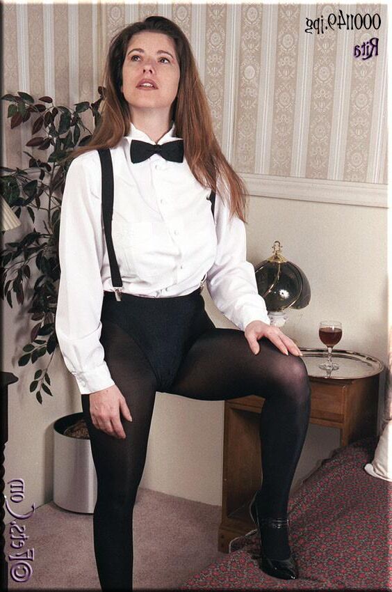 . Rita Busty maid strips off 