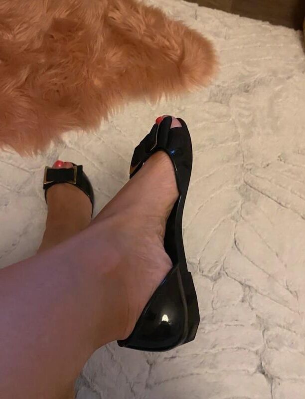 Feet with shoes for fap 