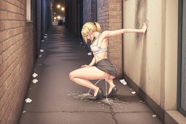 ダウンタウンの路地：am
