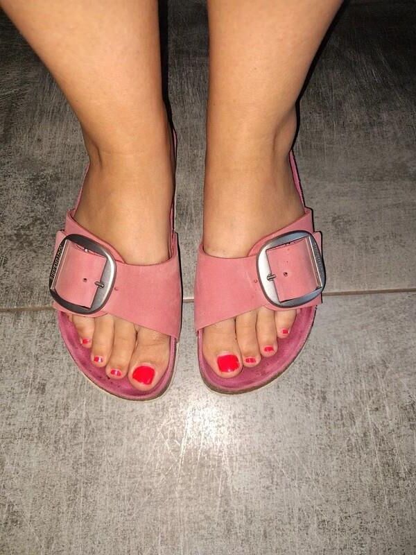 Feet with shoes for fap 