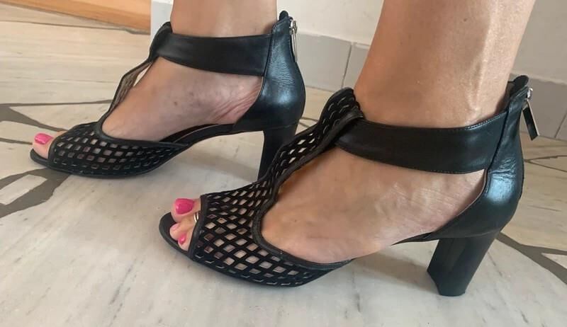 Feet with shoes for fap 