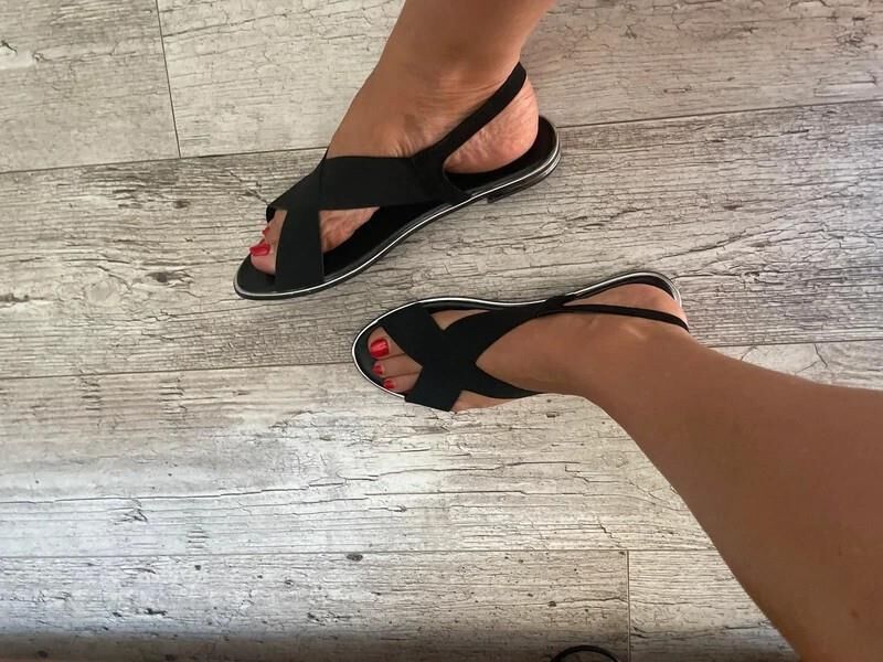 Feet with shoes for fap 
