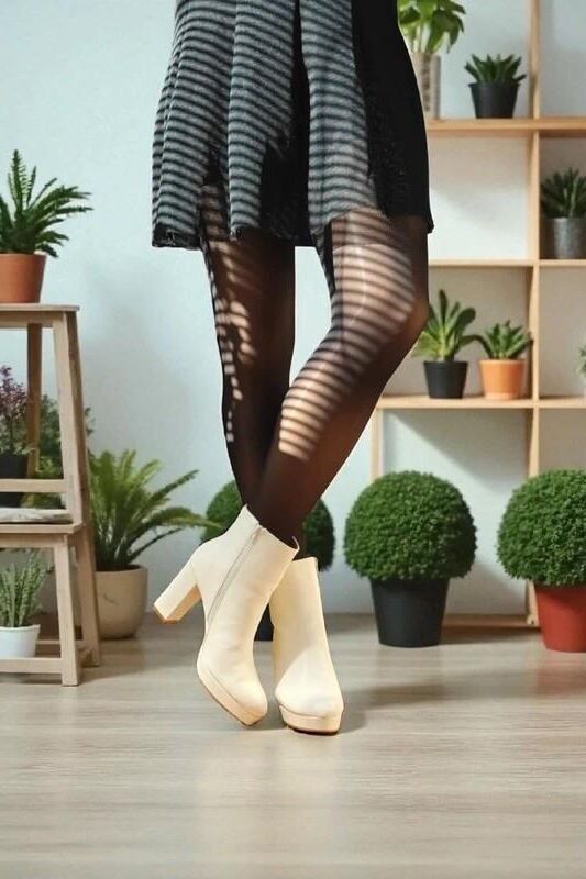 Feet with shoes for fap 