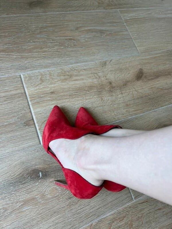 Feet with shoes for fap 